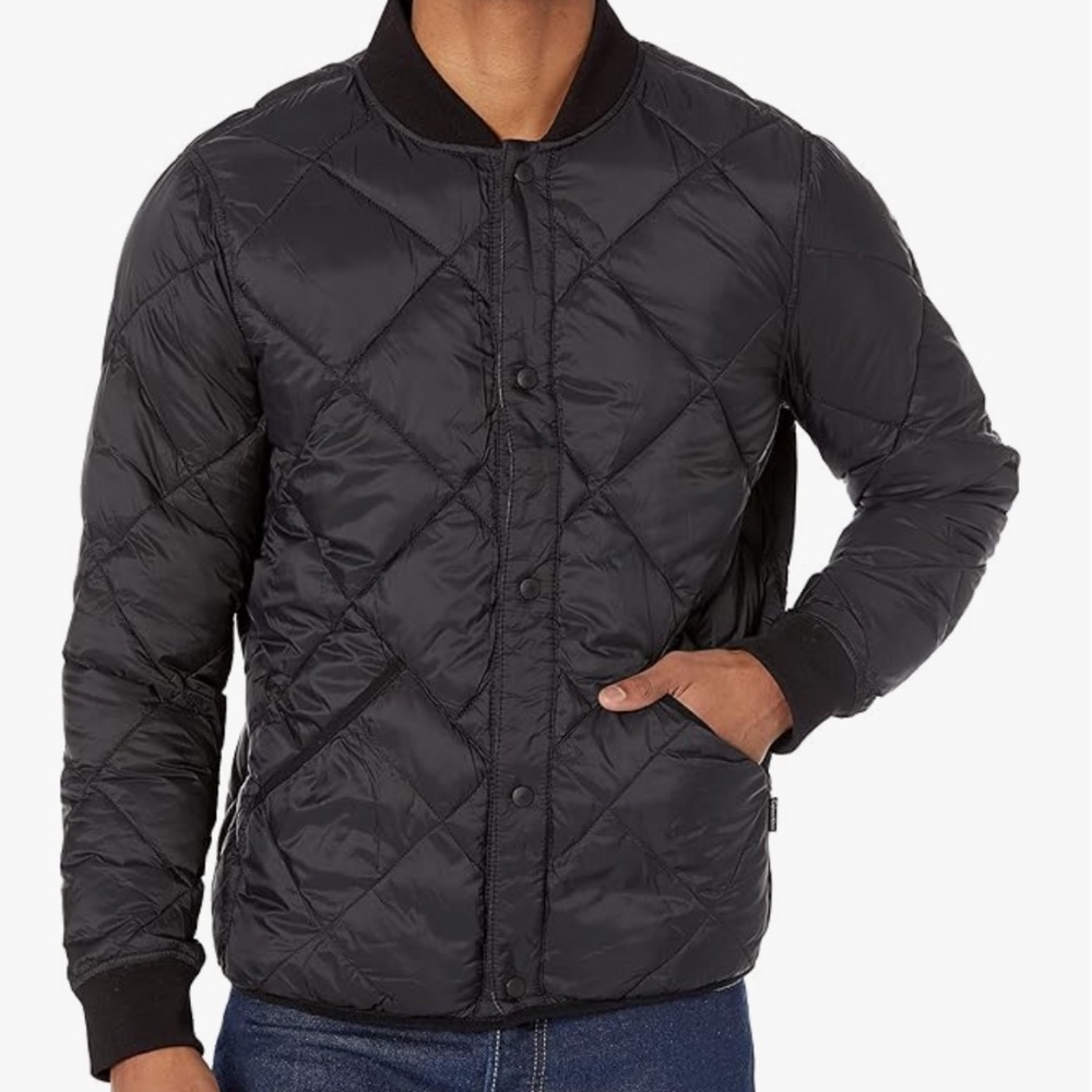 NWT Calvin Klein Mens Reversible Diamond Quilted Jacket - Size L